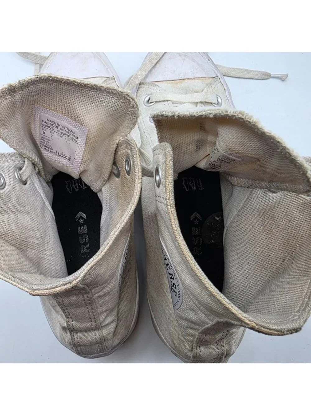 Converse Chuck Taylor All Star Lugged Hi Womens 9 Triple White Platform Shoes